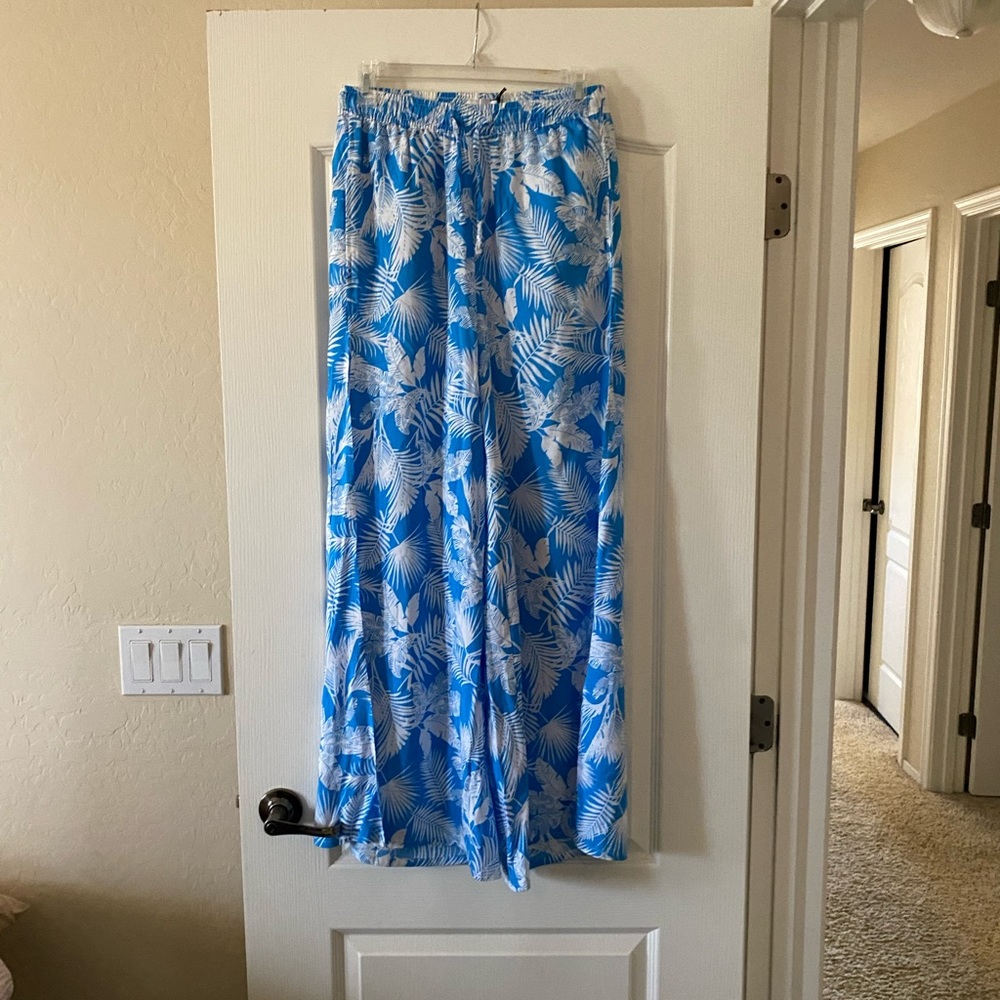 Onia Drawstring Patterned Side Vent Pants - image 6